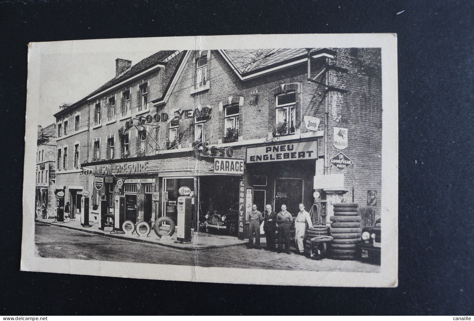 S-C-47 /Liège -  Aywaille Maison Gregoire, Garage / 19? (Attention !! La Carte A Ete Plier Au Centre En Deux ) - Aywaille