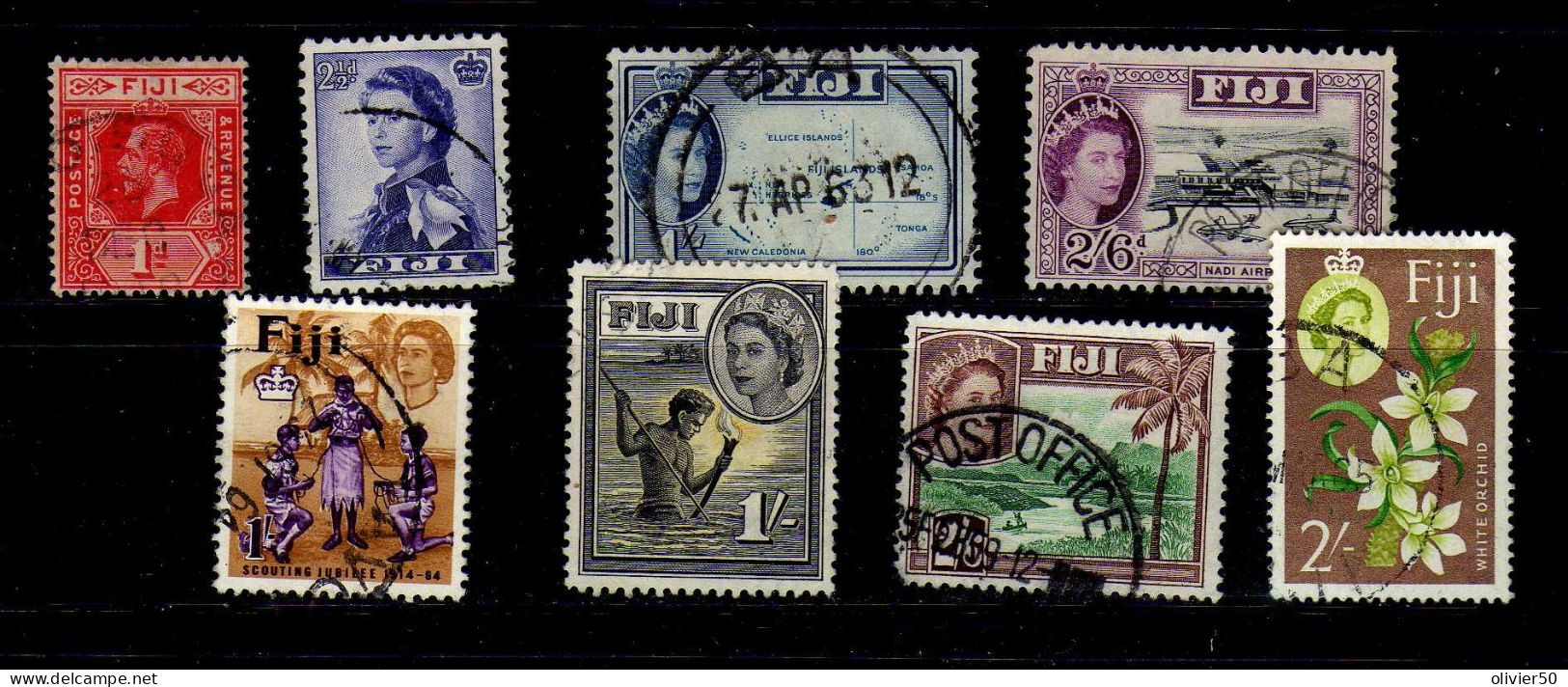 Fidji - Elizabeth II - Obliteres - Fidschi-Inseln (...-1970)