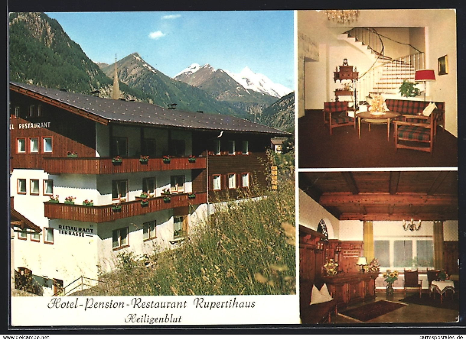 AK Heiligenblut Am Grossglockner, Hotel-Pension-Restaurant Rupertihaus  - Autres & Non Classés