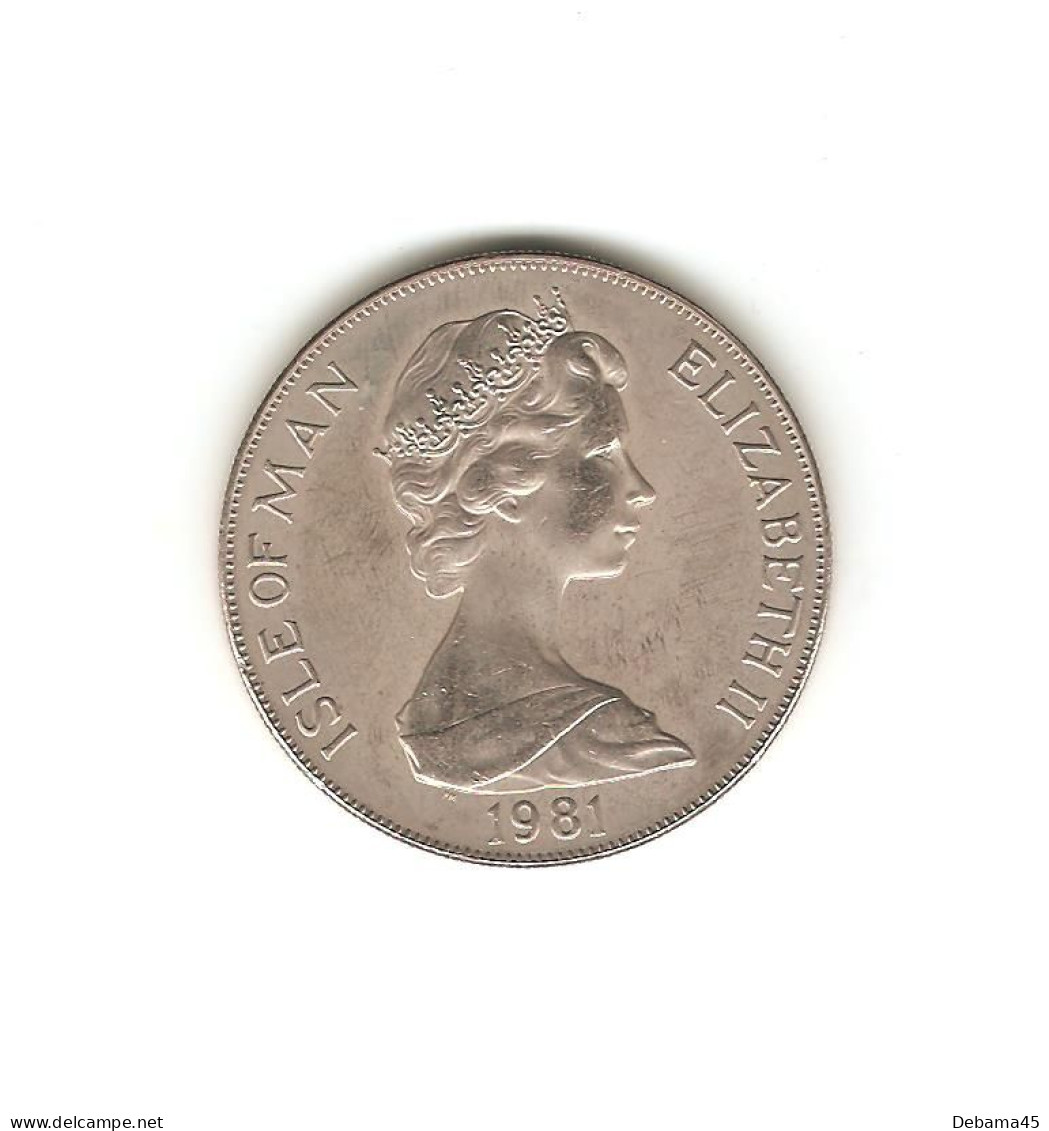 630/ ILE DE MAN : Elizabeth II : 1 Crown 1981 (copper-nickel - 28,59 Grammes) D. Of Edinburgh Award Scheme - Île De  Man