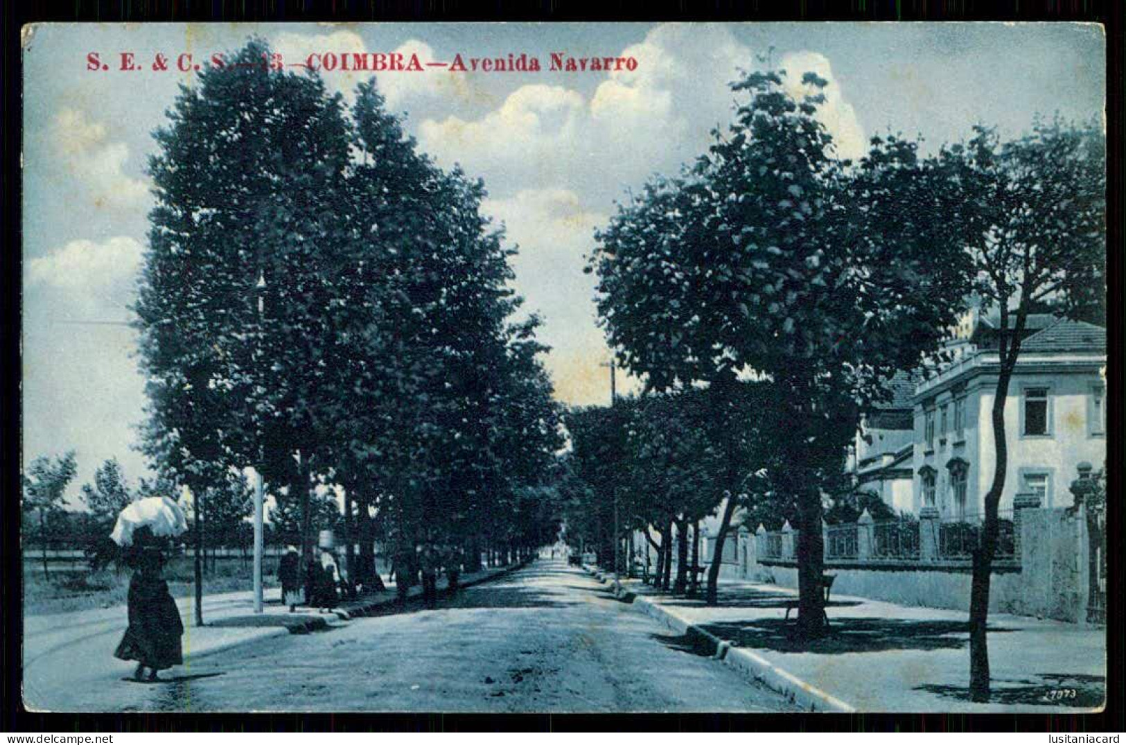 COIMBRA - Avenida Navarro. ( Ed. S.E. & C.S. Nº 13) Carte Postale - Coimbra