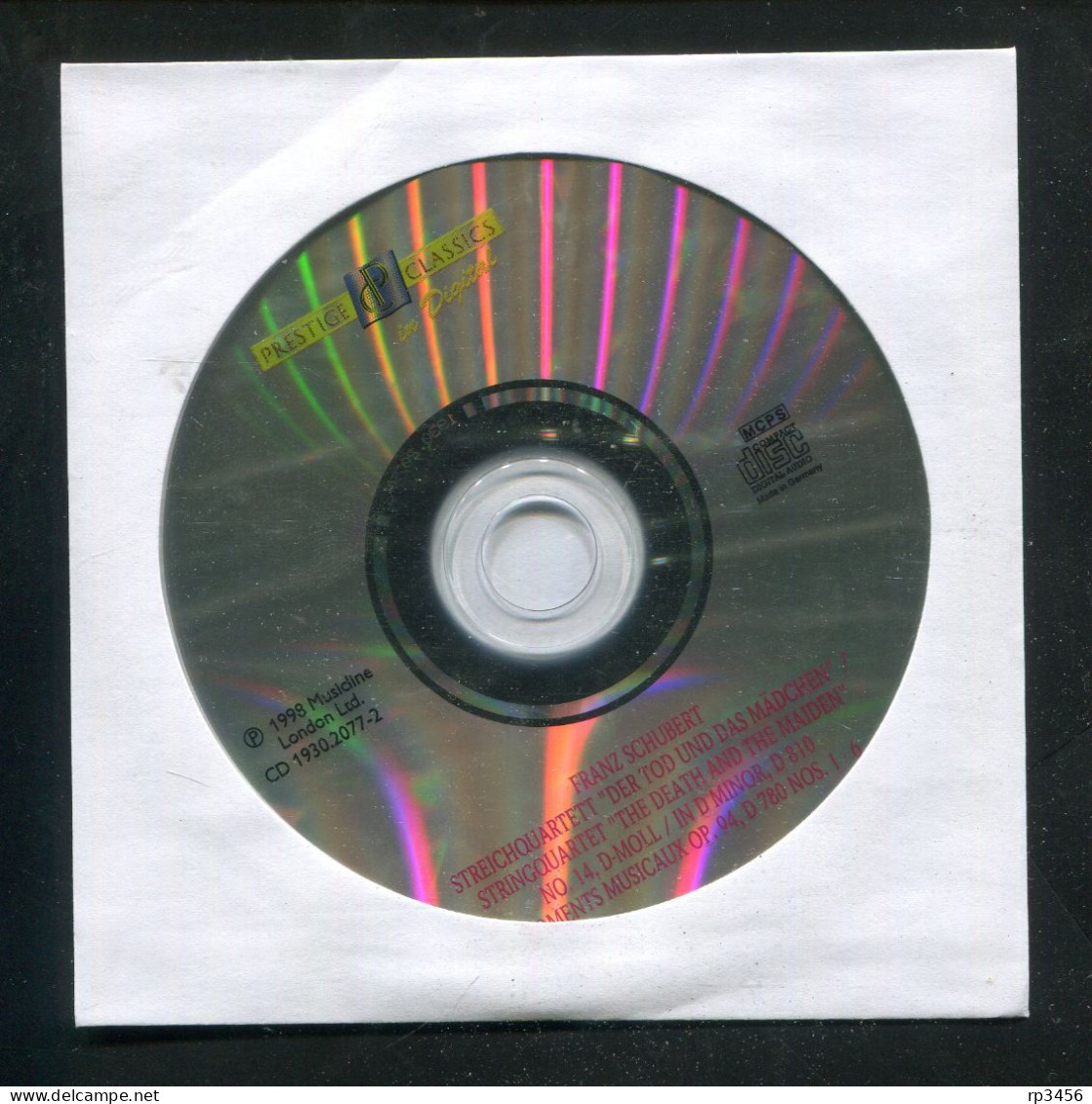 "KLASSIK-SCHUBERT" CD (R1111) - Classique