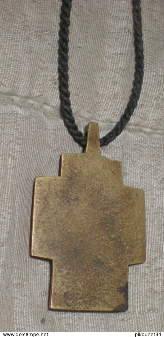 Vintage Pendentif En Bronze émaillé - Pendants