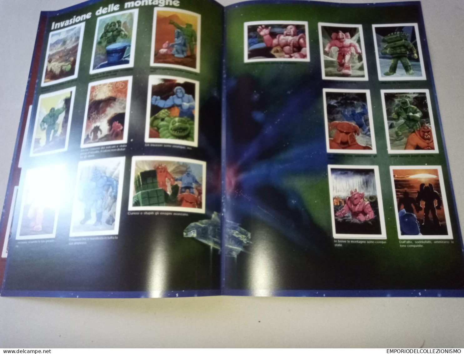 RISTAMPA    ANNI 2020 Album Figurine (stampate Non Attacca Stacca) Exogini No 1988 Giocattoli Anni 80 Giochi Alieni - Andere & Zonder Classificatie
