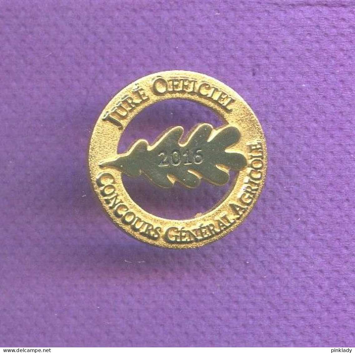 Rare Pins Concours General Agricole 2016 Juré Officiel Q982 - Administraties