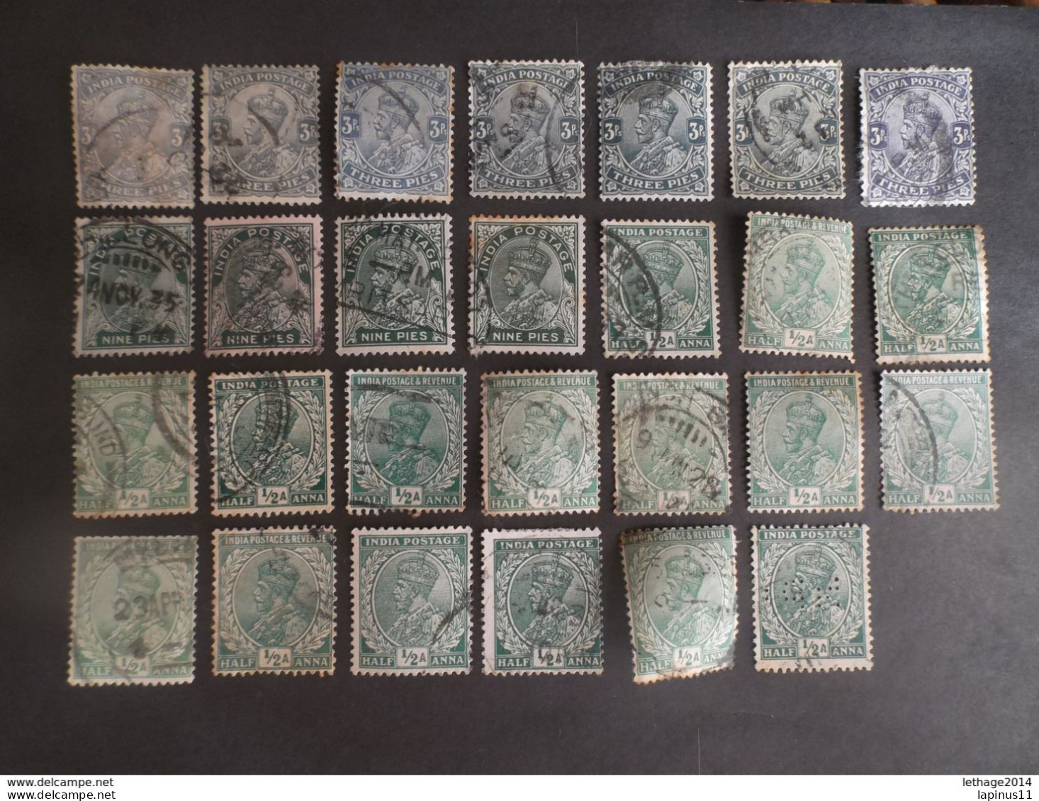 India English Colonies भारत अंग्रेजी उपनिवेश  61 SCANNERS 1902 -1903 King Edward VII, 1841-1910 STOCK LOT MIX