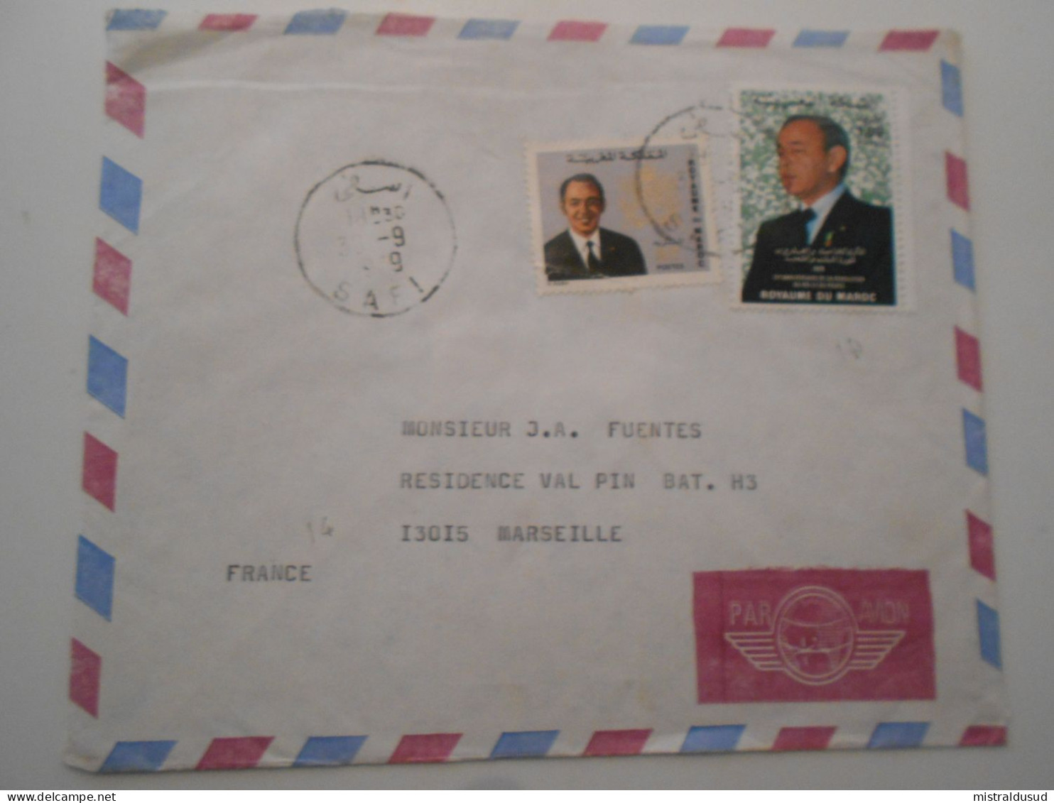 Maroc , Lettre De Safi 1979 Pour Marseille - Maroc (1956-...)