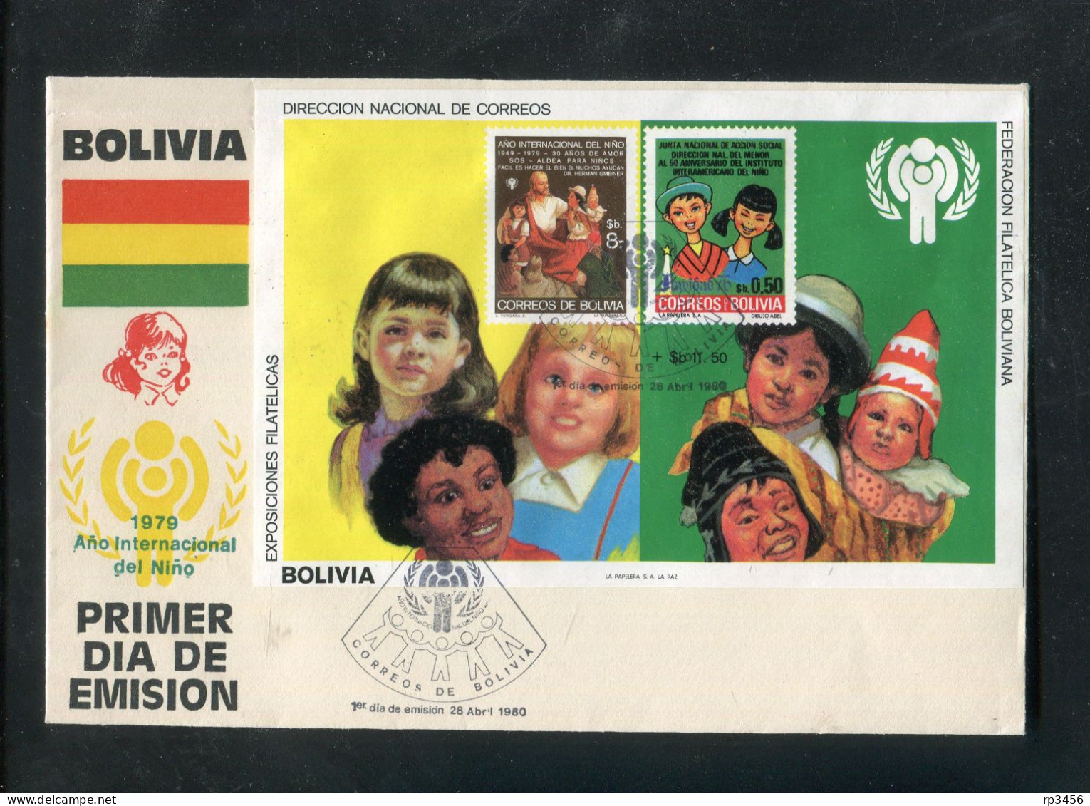 "BOLIVIEN" 1980, Block 97 FDC (R1113) - Bolivia