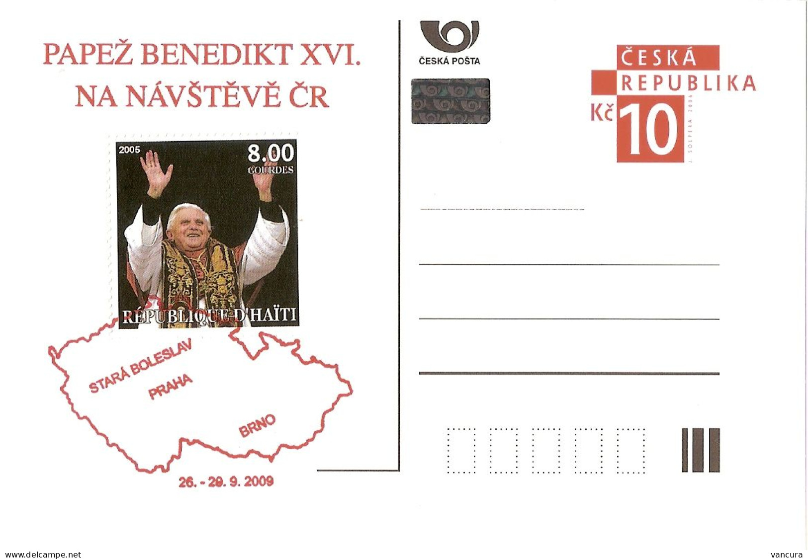 CDV C Czech Republic Visit Of Benedictus XVI. 2009 - Päpste