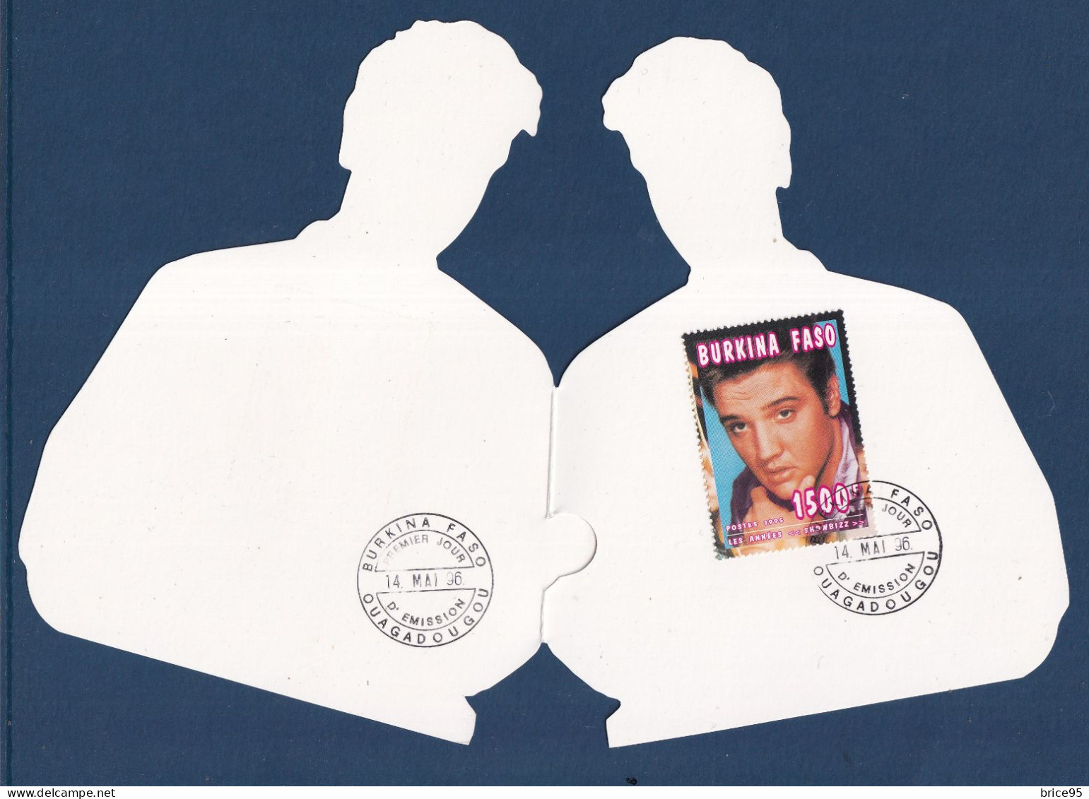 Burkina Faso - FDC - Premier Jour - Carte Maximum - Elvis Presley - 1996 - Elvis Presley