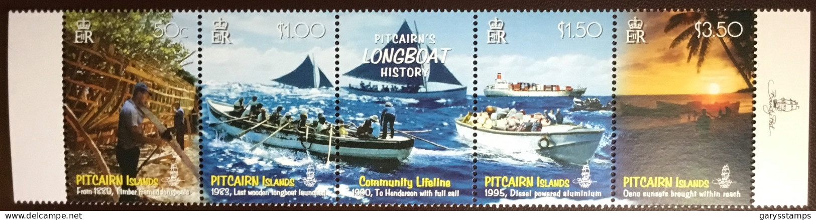 Pitcairn Islands 2008 Longboat History MNH - Pitcairn Islands