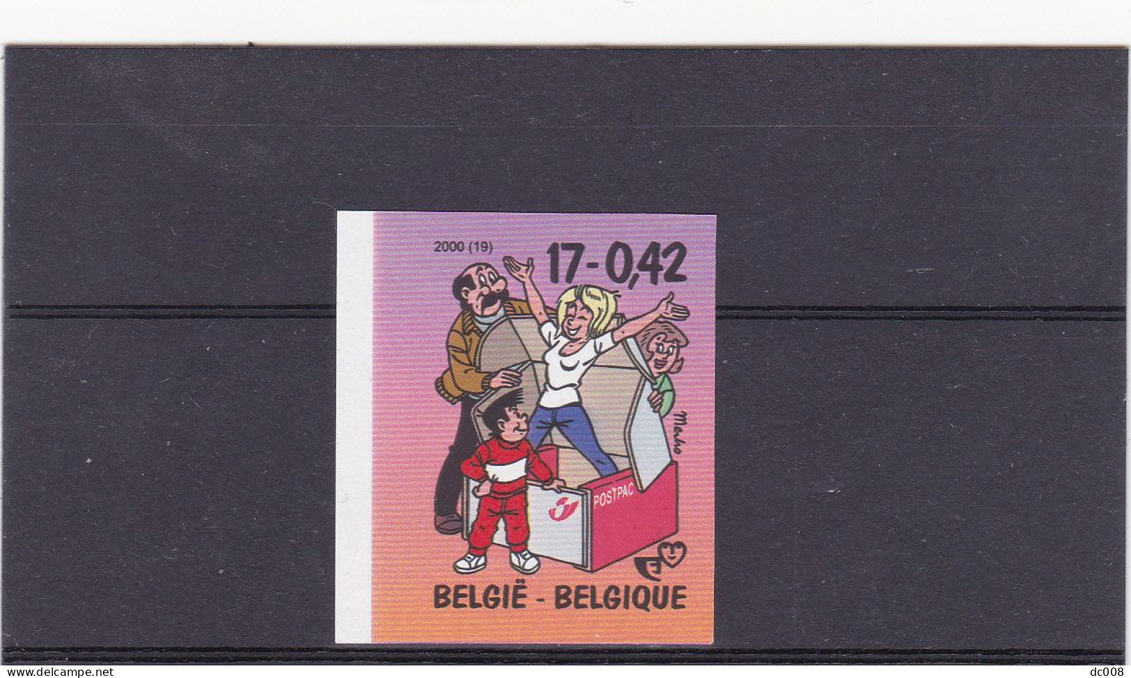 COB 2934 Jeugdfilatelie-Philatélie De La Jeunesse-Familie Kiekeboe-La Famille "Quivoila" (ongetand-non Dentelé) - 1981-2000