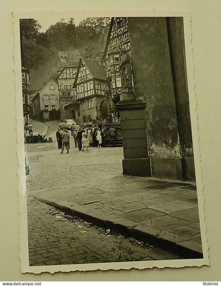 Germany-People On The Square Near The Fountain-Miltenberg - Places