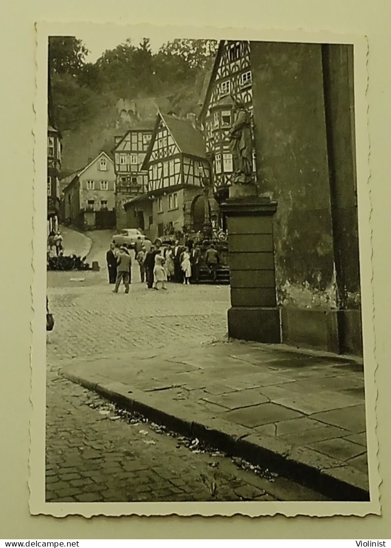 Germany-People On The Square Near The Fountain-Miltenberg - Places