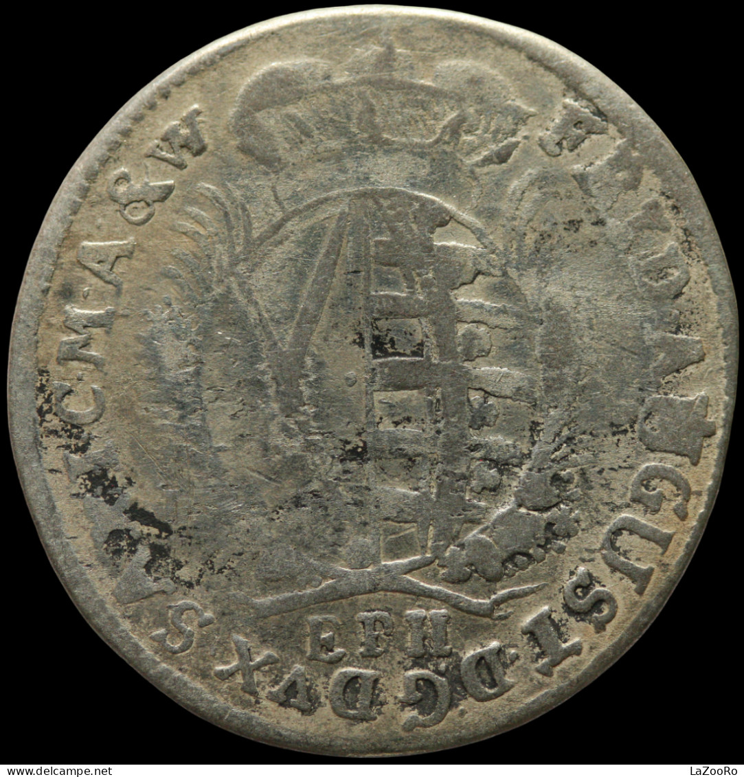 LaZooRo: Germany SAXONY-ALBERTINE 1/12 Thaler 1695 EPH VG - Silver - Kleine Munten & Andere Onderverdelingen