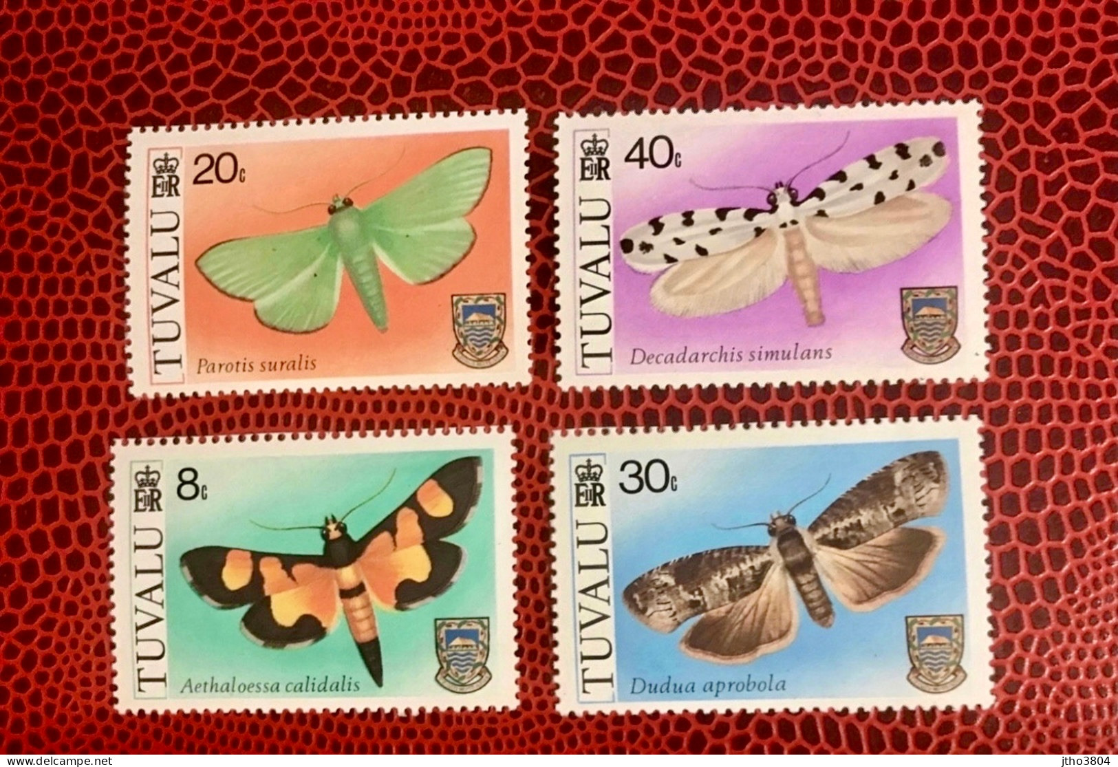 TUVALU 1980 Complete 4v Neuf MNH ** YT 135 / 138 Mariposa Butterfly Borboleta Schmetterlinge Farfalla - Vlinders