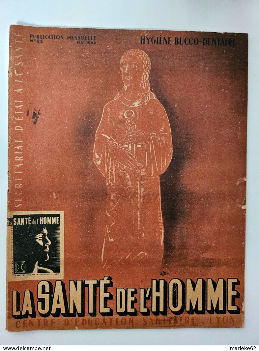 La Santé De L'Homme - Hygiène Bucco-Dentaire - Mai 1944 - 1900 - 1949