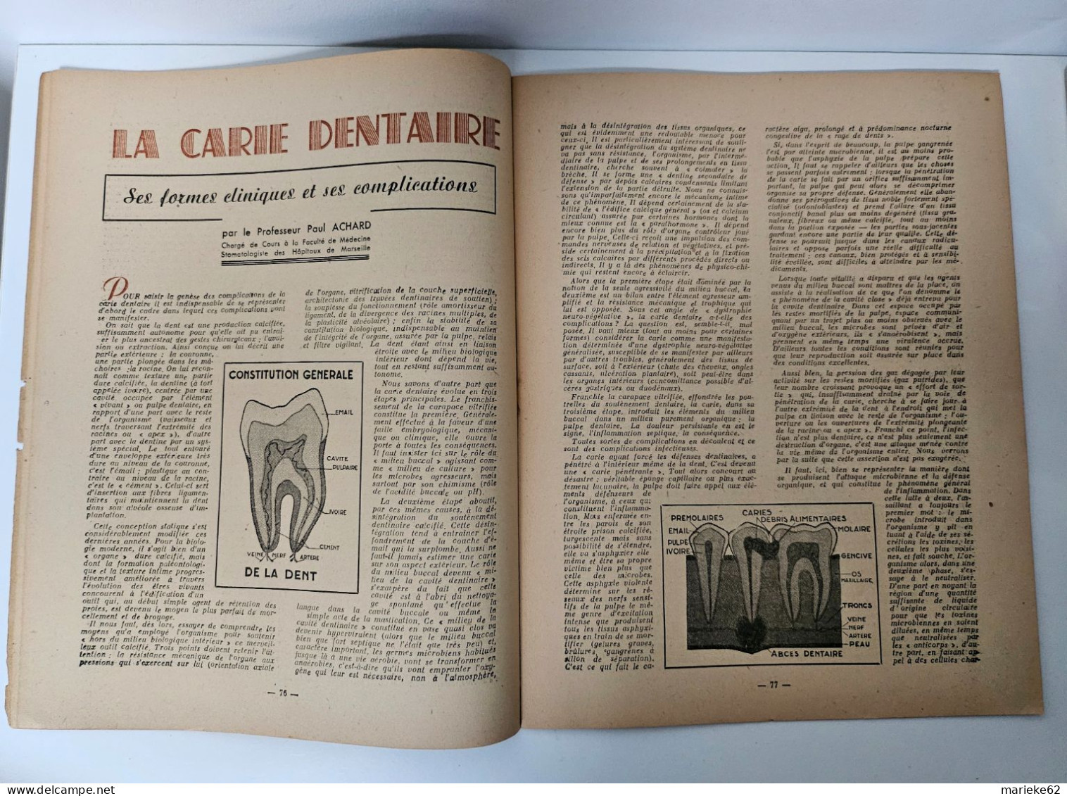 La Santé De L'Homme - Hygiène Bucco-Dentaire - Mai 1944 - 1900 - 1949