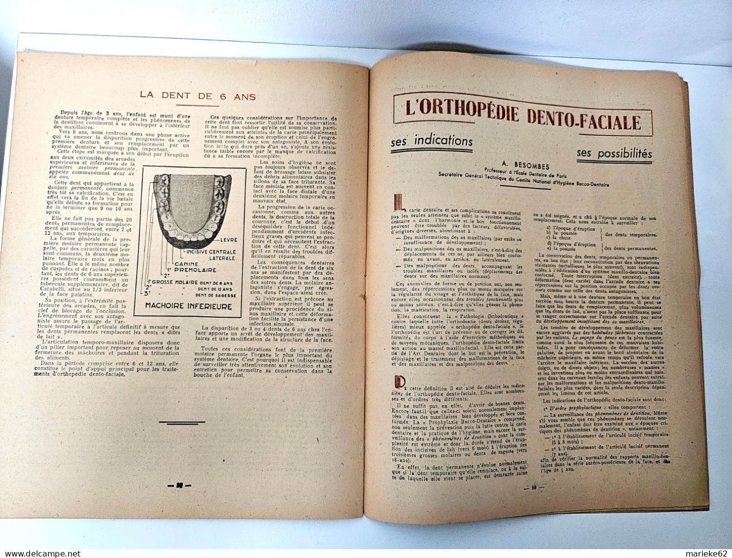 La Santé De L'Homme - Hygiène Bucco-Dentaire - Mai 1944 - 1900 - 1949