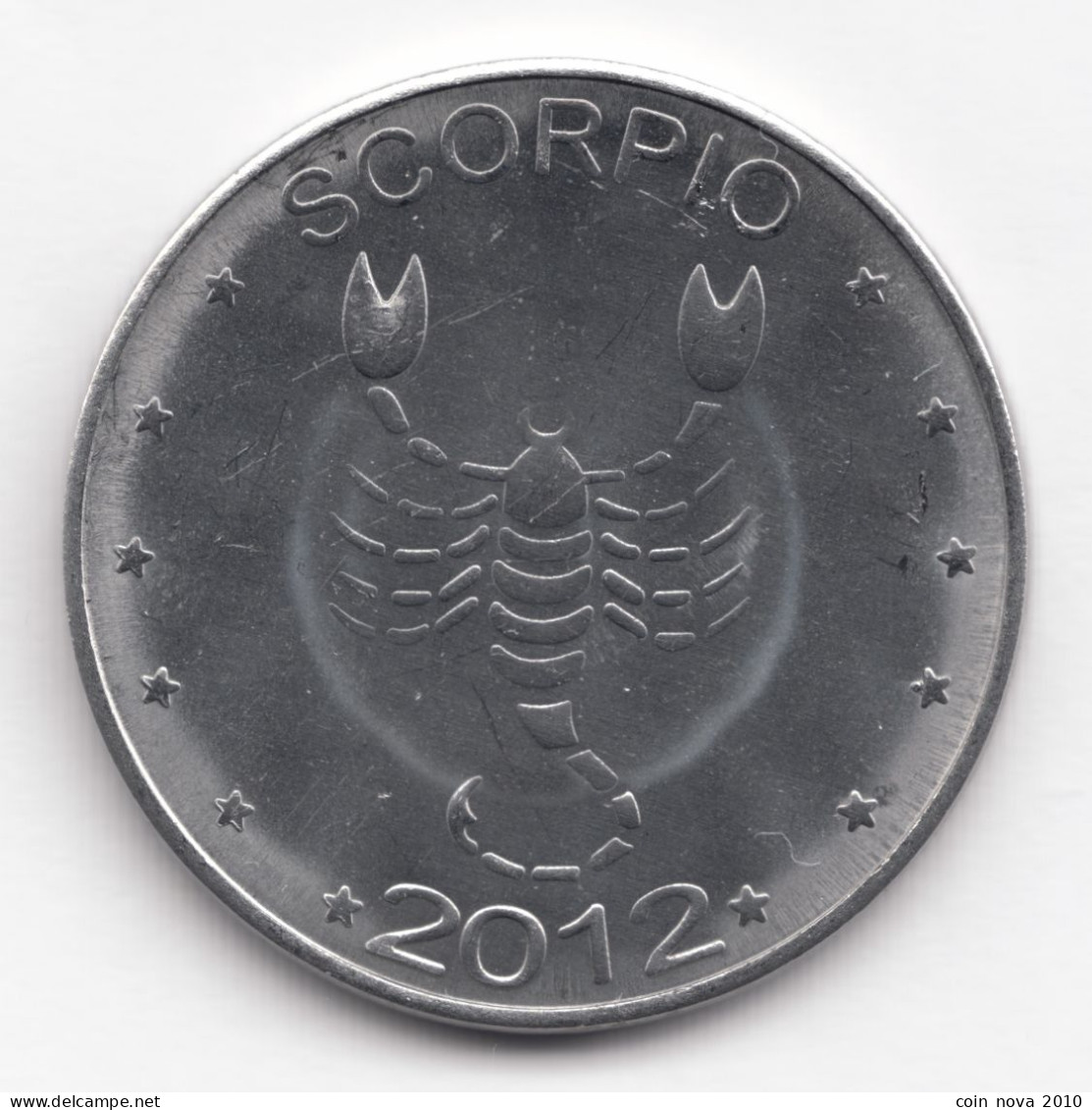 Somaliland 10 Shillings 2012 Greek Zodiac Scorpio 27 Mm 6 G Type 2 - Somalia
