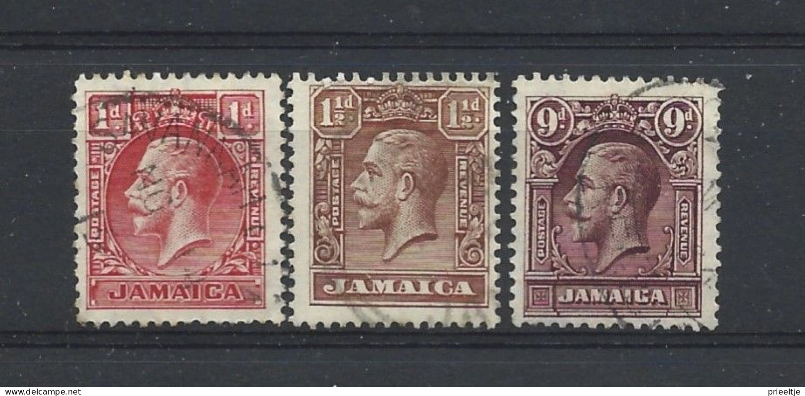Jamaica 1927-29 King George V Y.T. 110/112 (0) - Jamaica (...-1961)