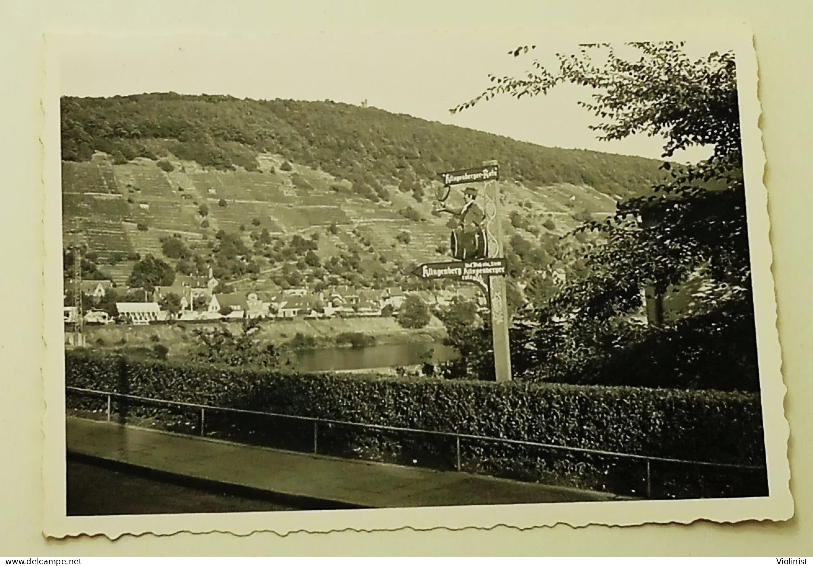 Germany- Roadside Sign "Klingerberger-Rote", Klingenberg - Luoghi