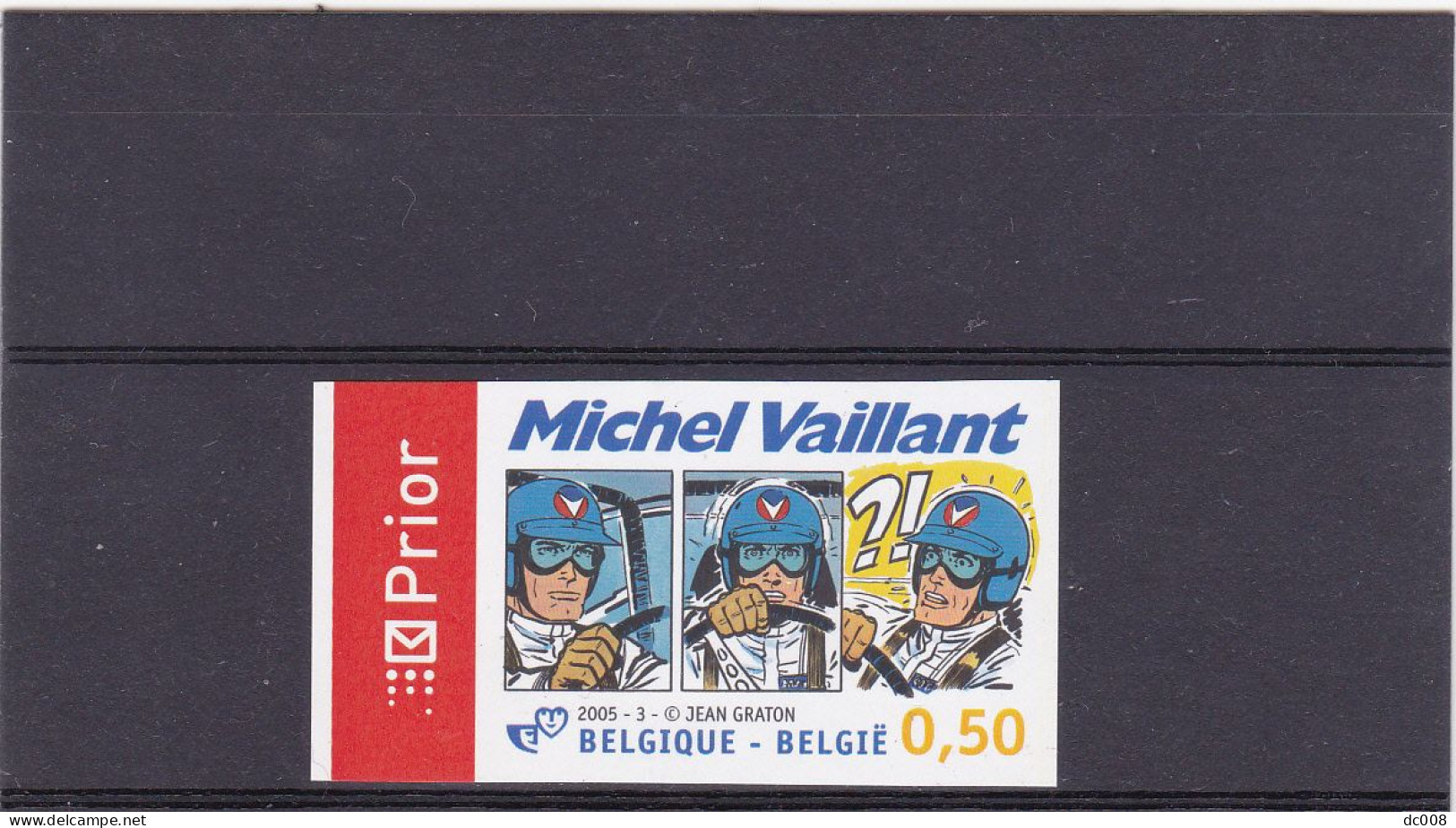 COB 3350 Jeugdfilatelie-Philatélie De La Jeunesse-Michel Vaillant (ongetand-non Dentelé) - 2001-…
