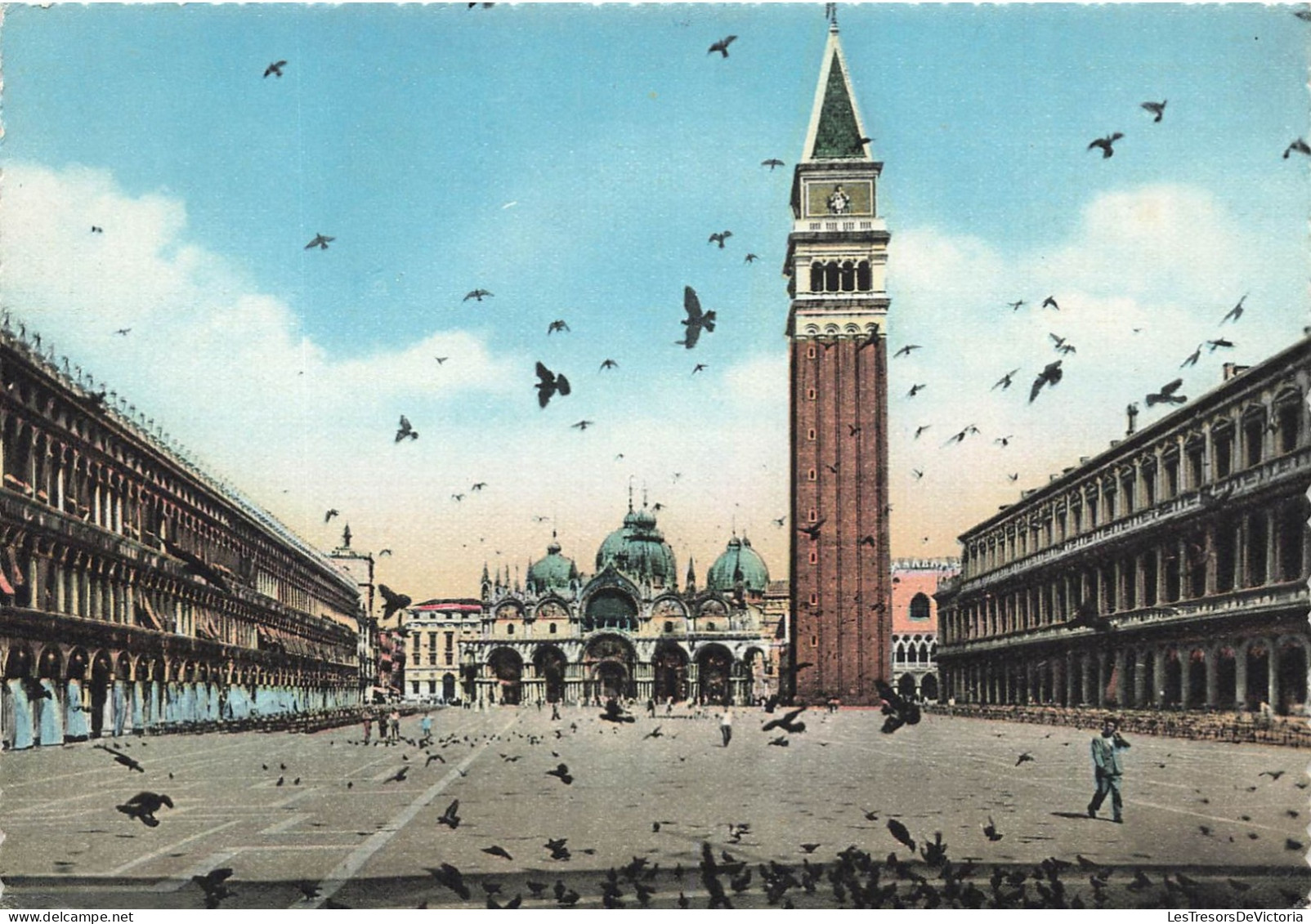 ITALIE - Venezia - La Place Sait Marc - Carte Postale Ancienne - Venezia (Venice)