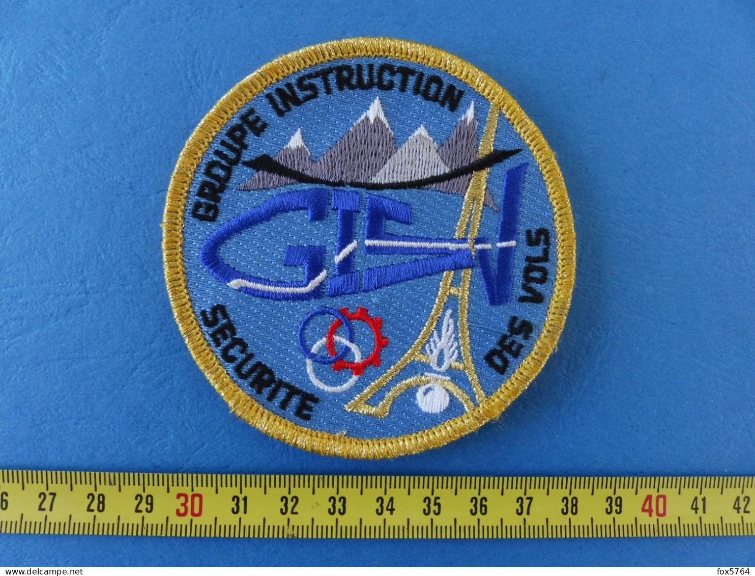 INSIGNE / PATCH / AERO. GEND. NATIONALE / GISV / GROUPE INSTRUCTION SECURITE DES VOLS / ORIGINAL - Police