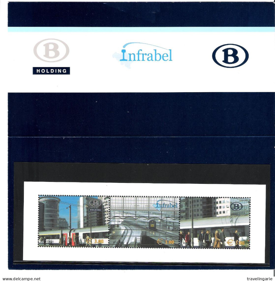 Belgium 2005 S/S New Structure Belgian Railways/Nouvelle Structure Du SNCB ** - 1996-2013 Vignettes [TRV]