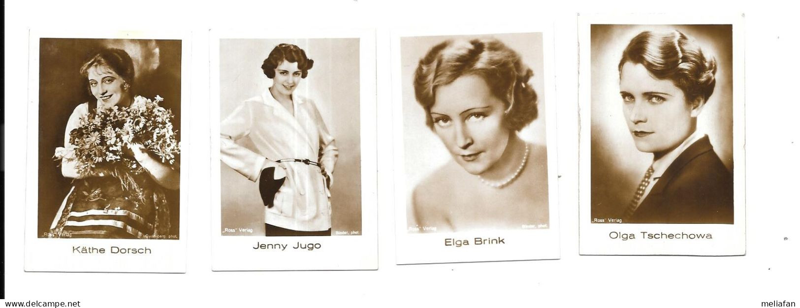 DY91 - CARTES CIGARETTES HANSOM JASMATZI - ELGA BRINK - JENNY JUGO - KATHE DORSCH - OLGA TSCHECHOWA - Photographs