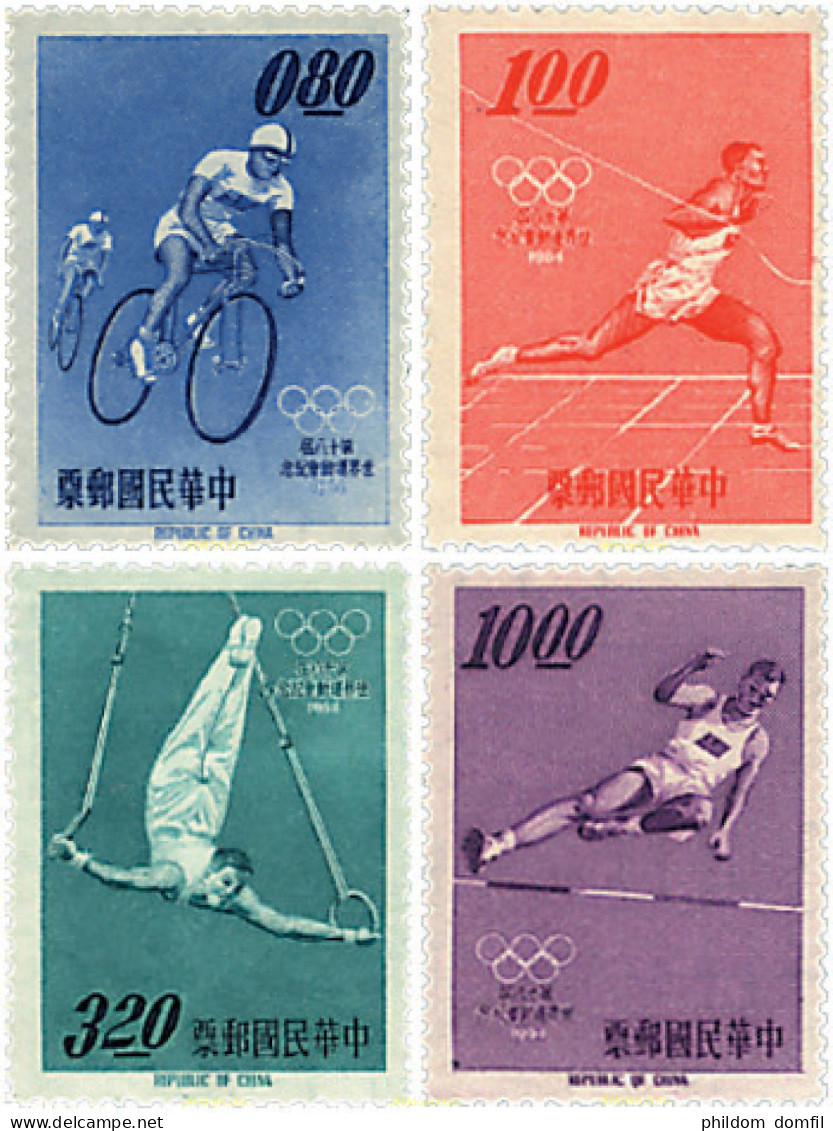 26582 MNH CHINA. FORMOSA-TAIWAN 1964 18 JUEGOS OLIMPICOS VERANO TOKIO 1964 - Ongebruikt