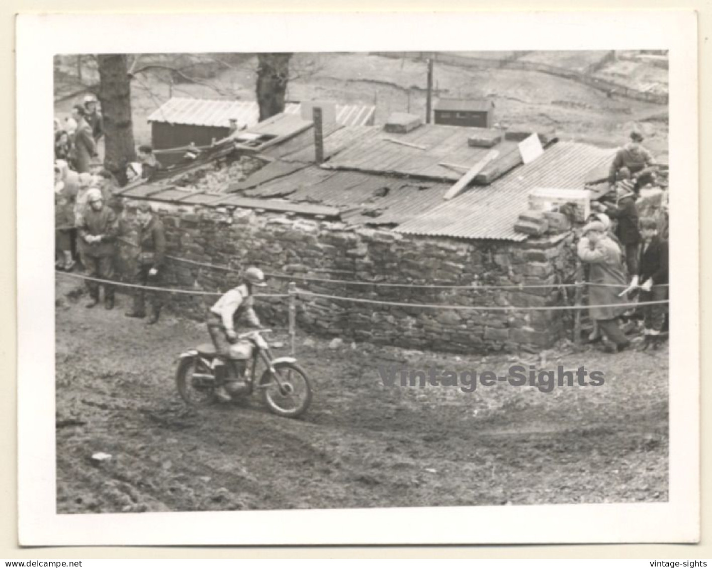 British Motocross Race / Scramble *10 (Vintage Photo UK ~1950s) - Automobili