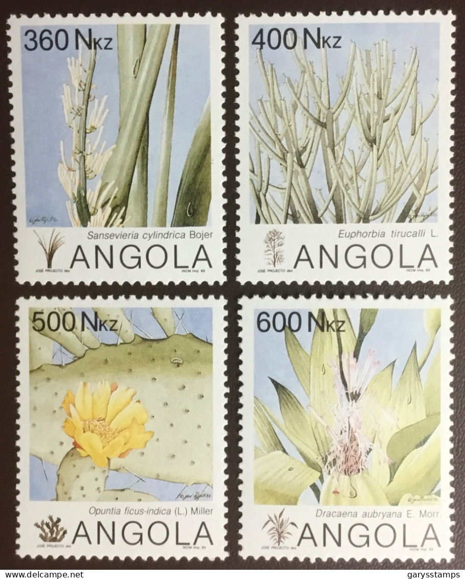 Angola 1993 Cacti & Succulents MNH - Sukkulenten