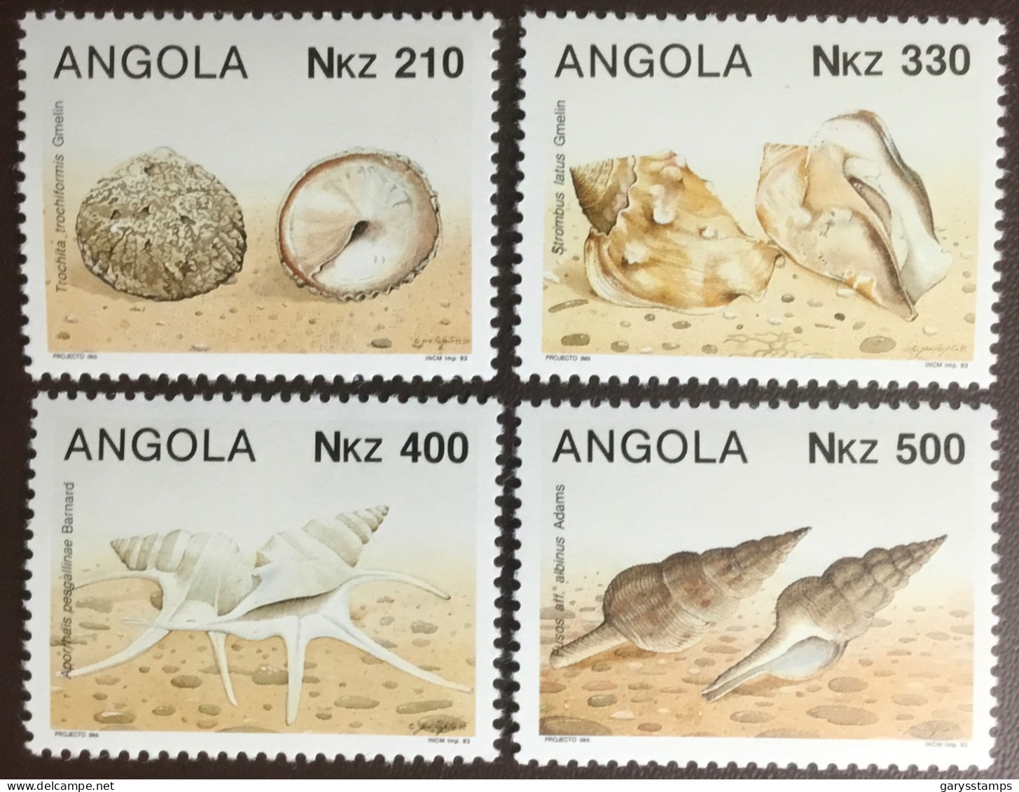 Angola 1993 Shells MNH - Muscheln