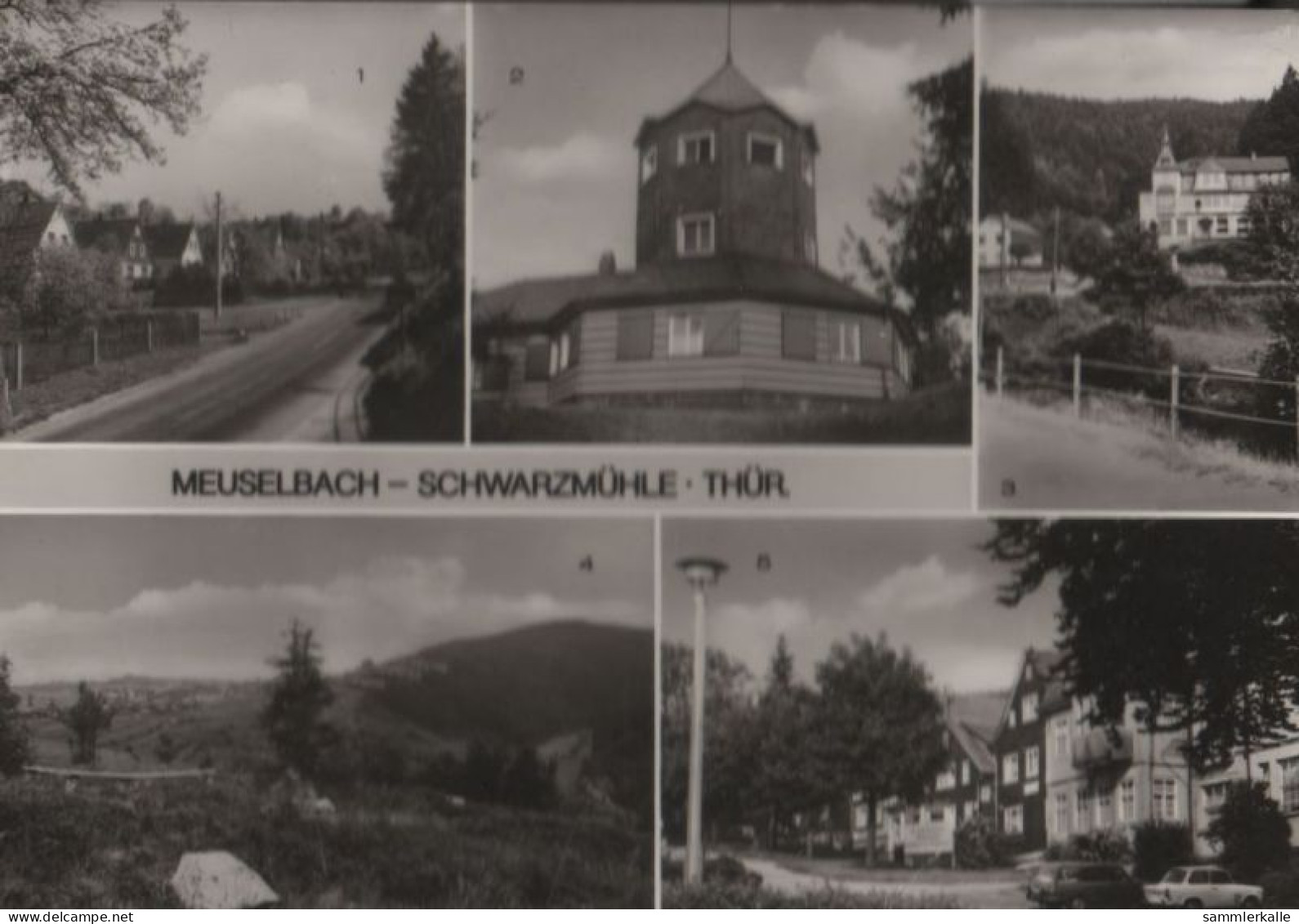 50926 - Meuselbach-Schwarzmühle - U.a. Blick Zur Meuselbacher Kuppe - 1983 - Saalfeld