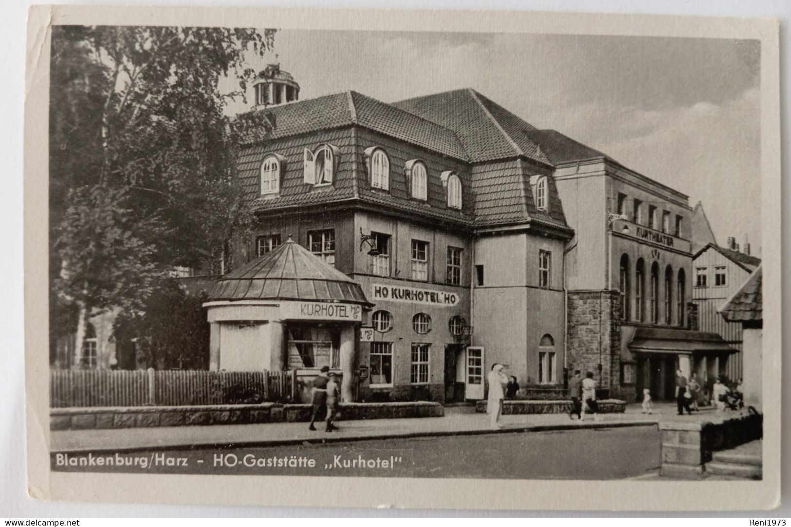 Blankenburg, HO-Gaststätte "Kurhotel", 1955 - Blankenburg