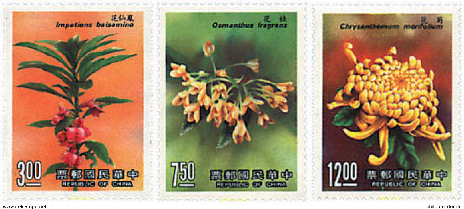 89217 MNH CHINA. FORMOSA-TAIWAN 1988 FLORES - Neufs