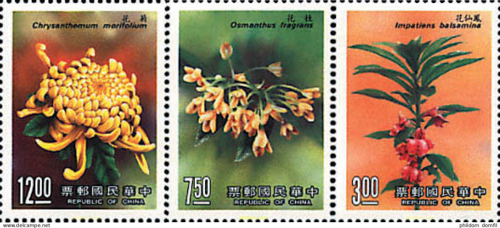 243049 MNH CHINA. FORMOSA-TAIWAN 1988 FLORES - Nuovi