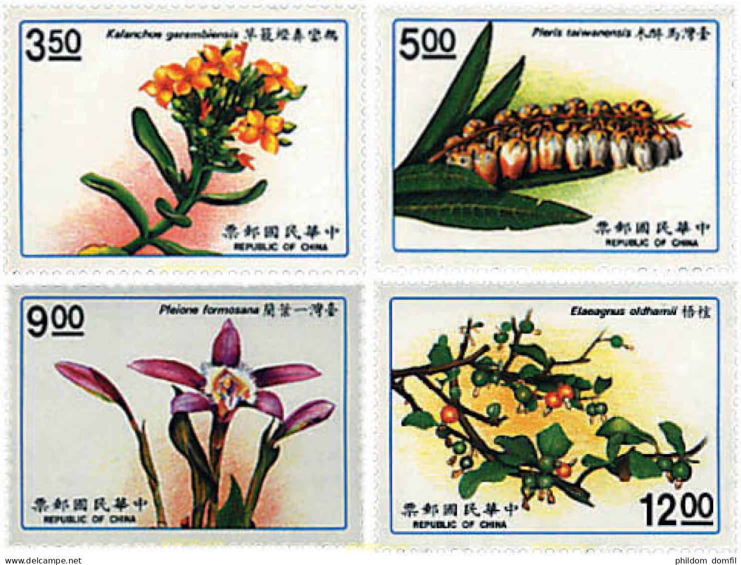 89228 MNH CHINA. FORMOSA-TAIWAN 1991 FLORA DE FORMOSA - Unused Stamps