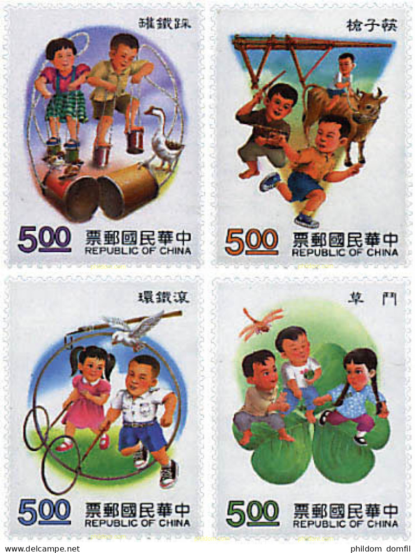 70675 MNH CHINA. FORMOSA-TAIWAN 1992 JUEGOS INFANTILES - Nuevos