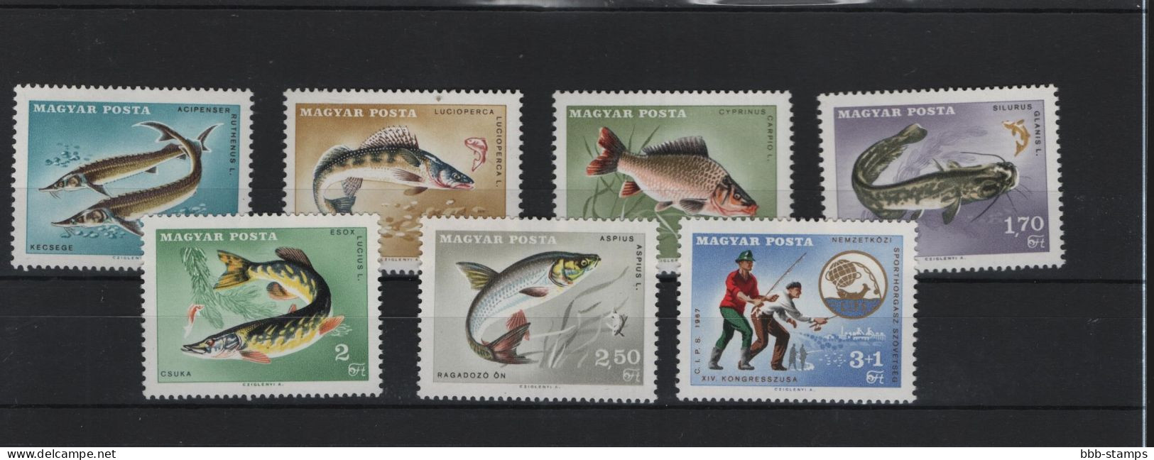 Ungarn Michel Cat.No. Mnh/** 2344/2350 Fish - Neufs