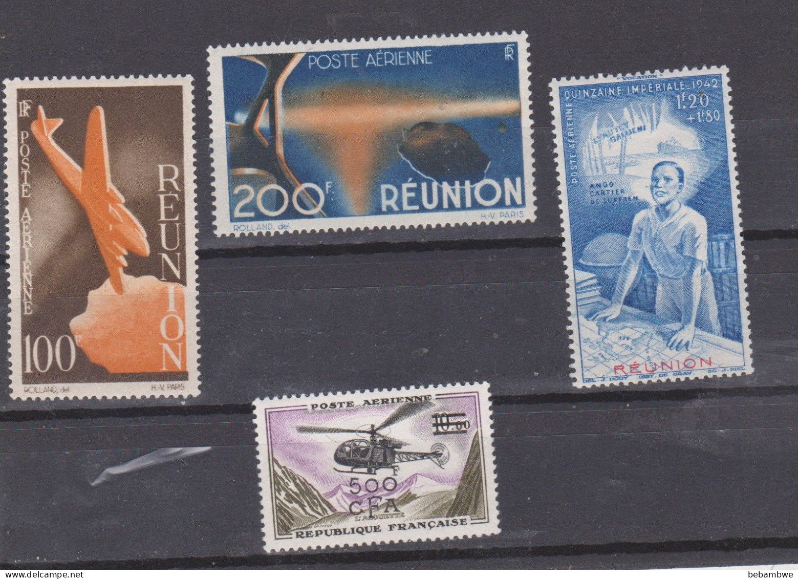 Reunion Poste Aerienne - Unused Stamps