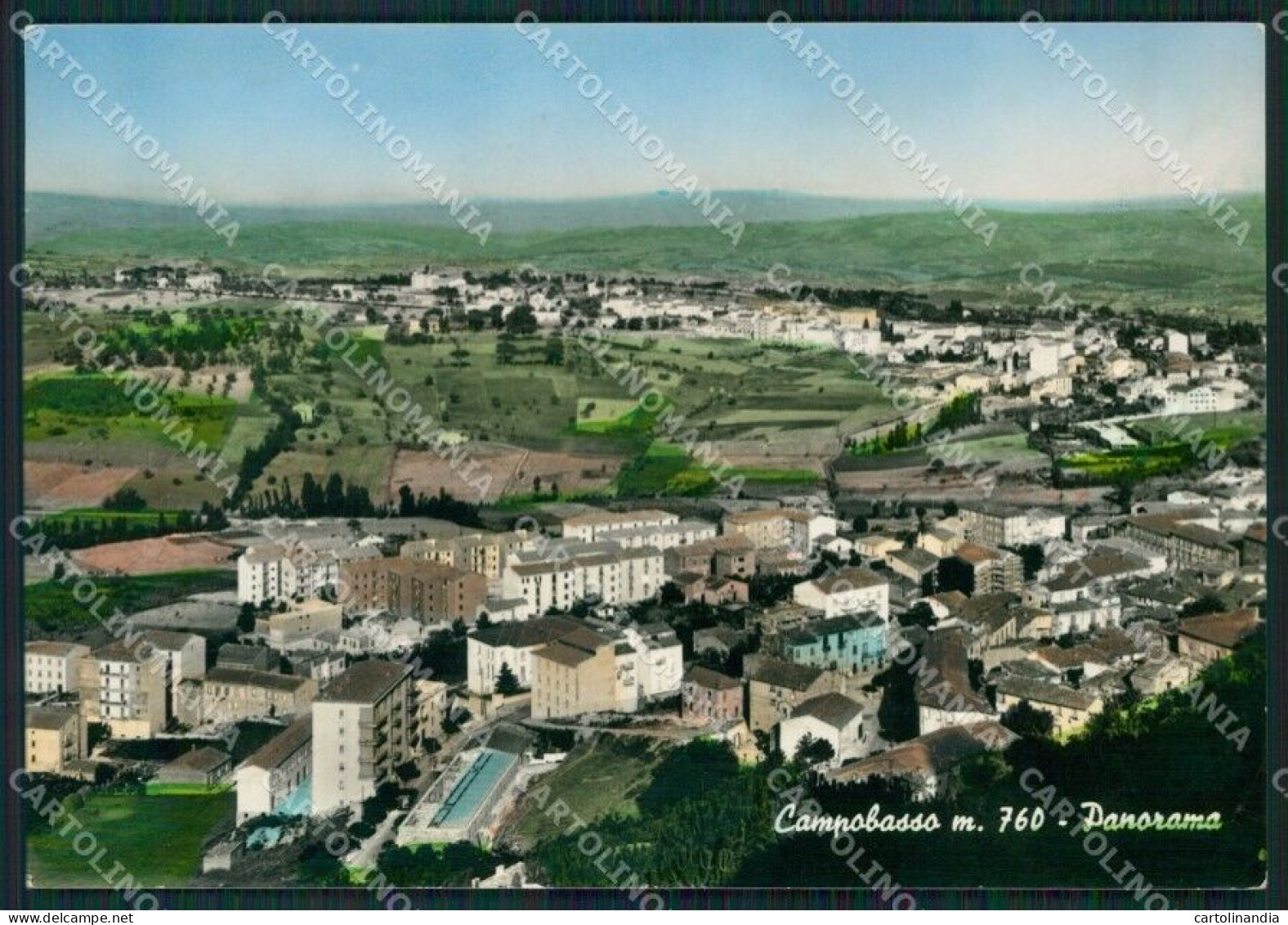 Campobasso Città Foto FG Cartolina ZKM7491 - Campobasso