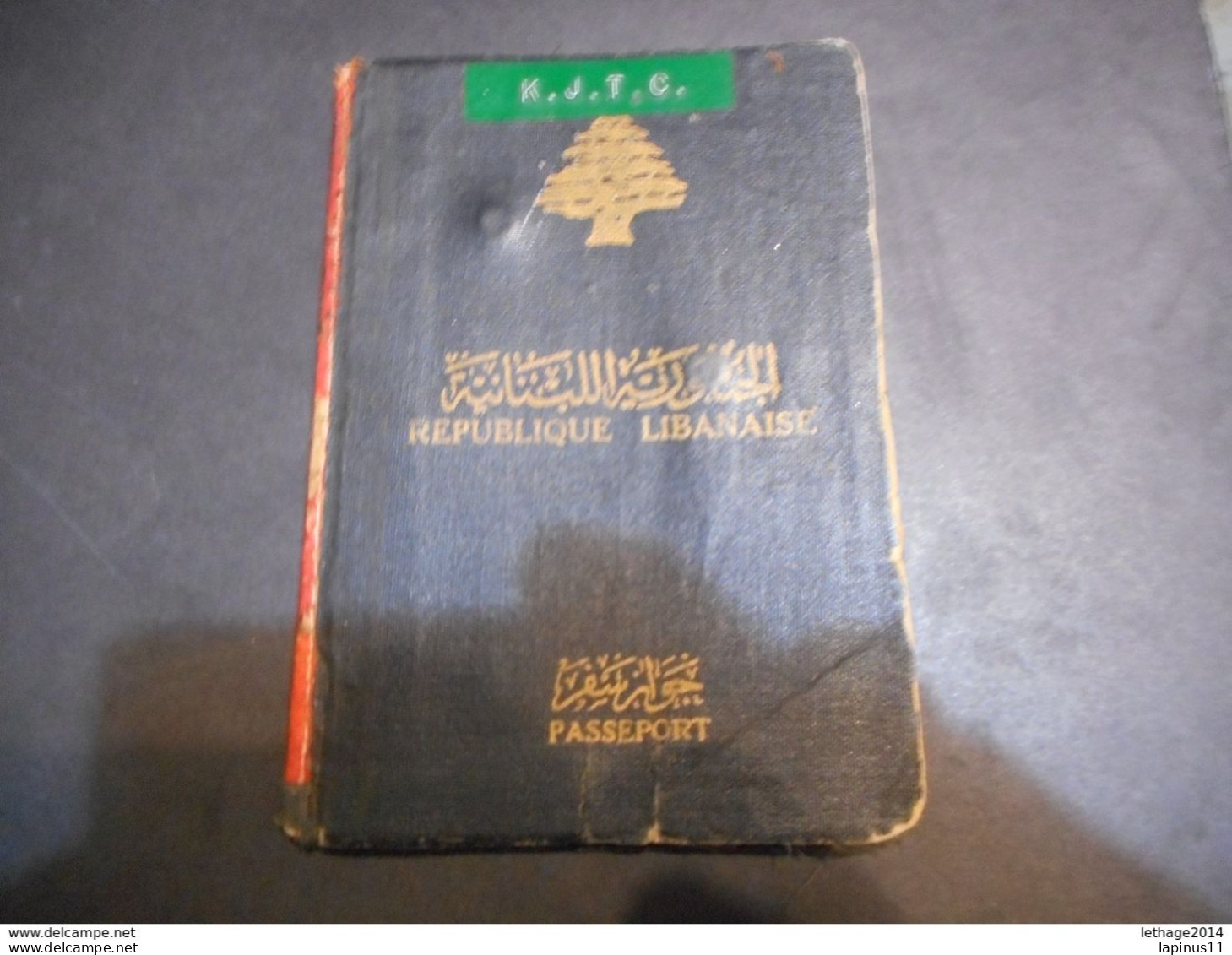 PASSPORT LEBANON لبنان LIBAN Saudi Arabia, Iran, France, Italy, Turkey Jordan Iran TAXE TAX FISCAL RARE - Líbano