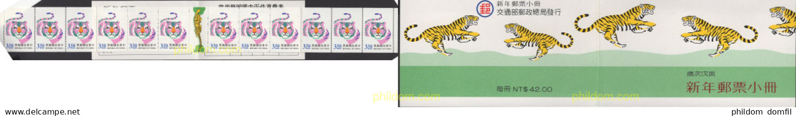 2040 MNH CHINA. FORMOSA-TAIWAN 1997 AÑO LUNAR CHINO - AÑO DEL TIGRE - Ongebruikt