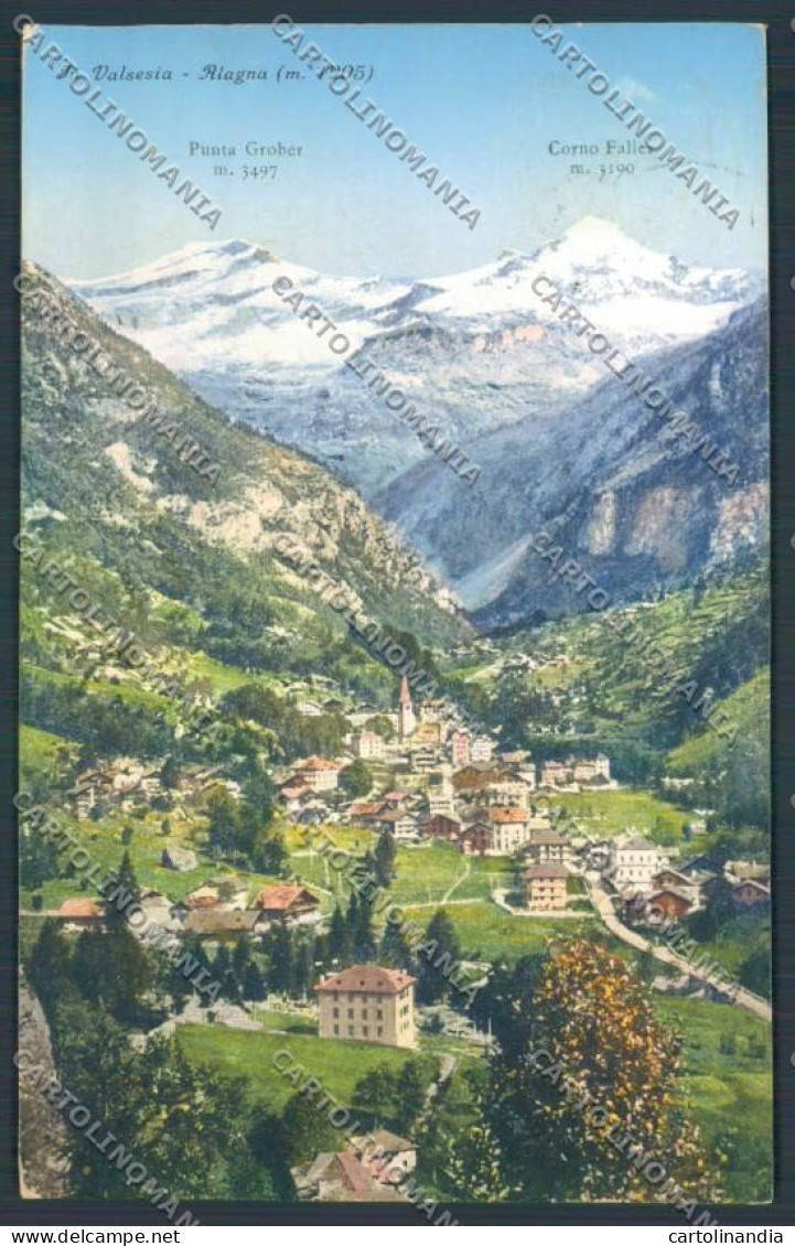 Vercelli Alagna Cartolina ZT6603 - Vercelli