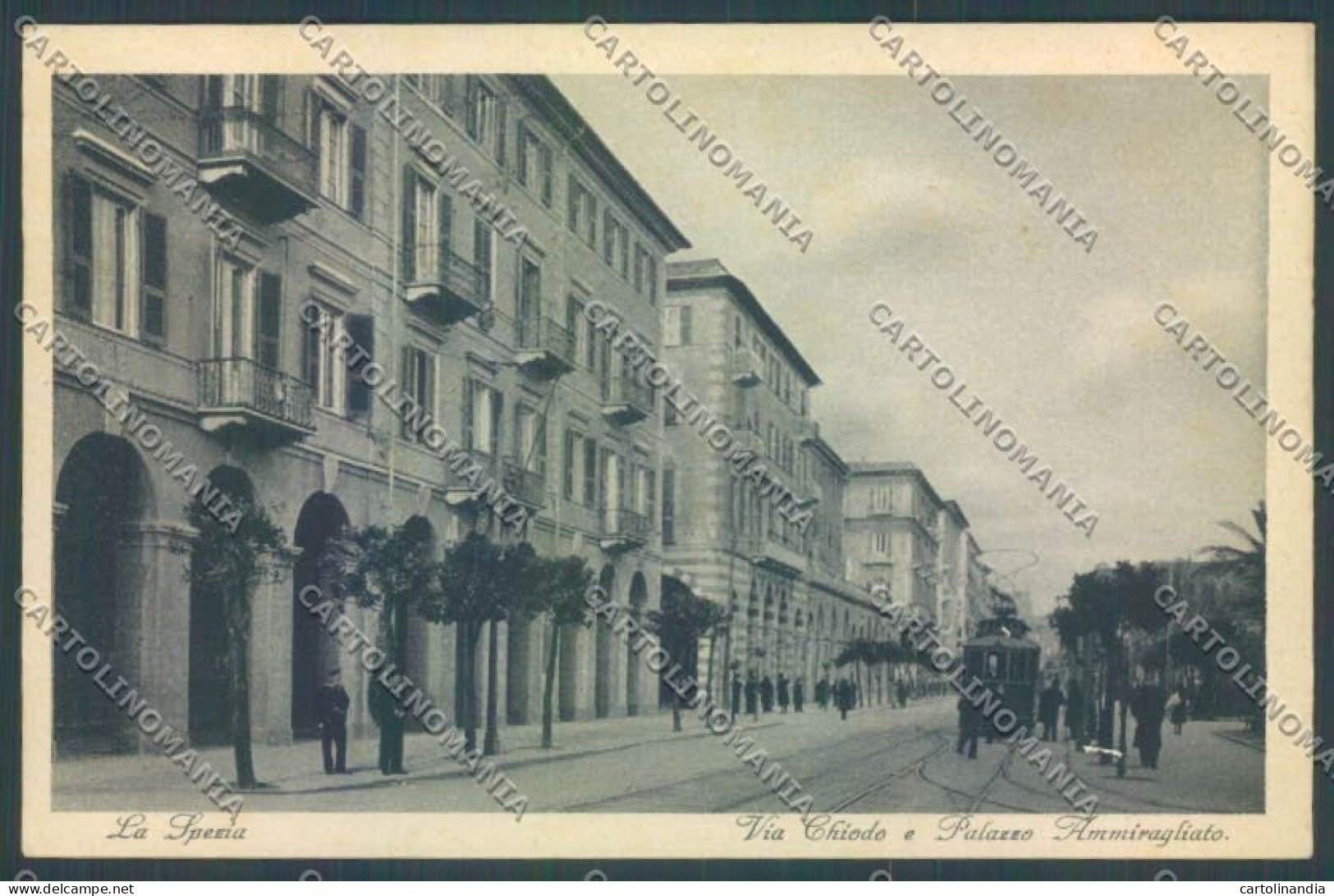 La Spezia Città Tram Cartolina ZT6901 - La Spezia