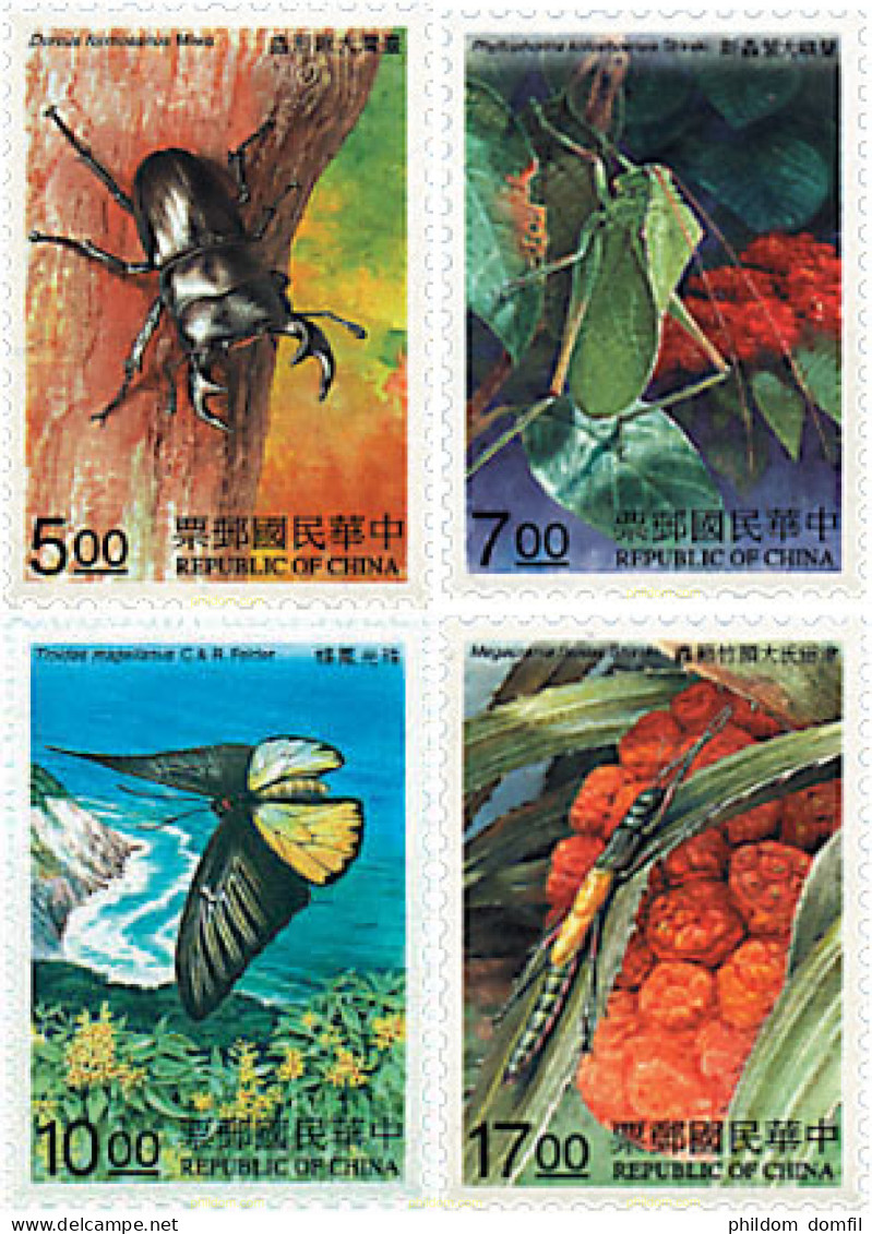 94630 MNH CHINA. FORMOSA-TAIWAN 1997 INSECTOS - Neufs