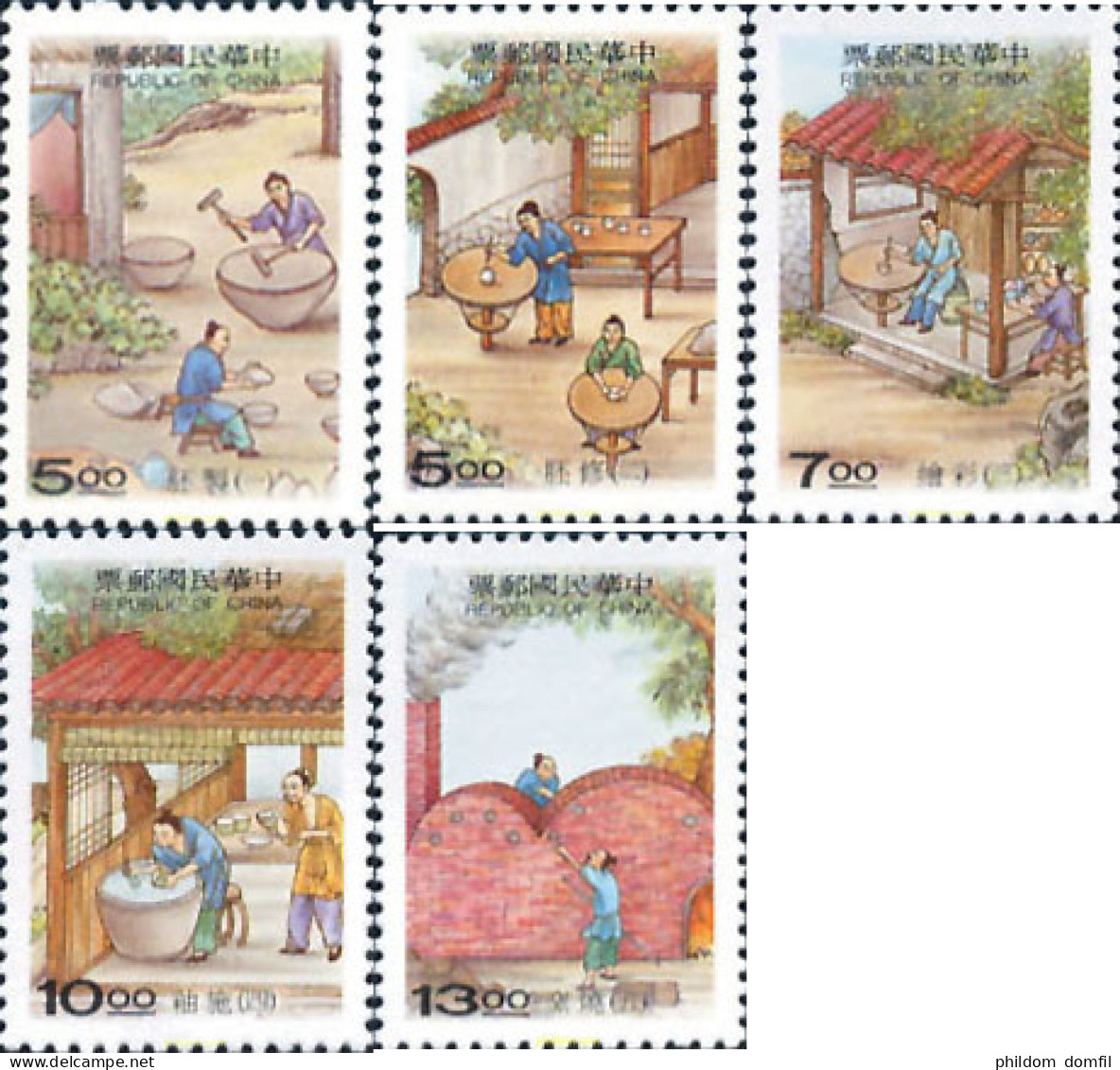 179896 MNH CHINA. FORMOSA-TAIWAN 1997 ARTESANIA DE LA PORCELANA - Nuevos